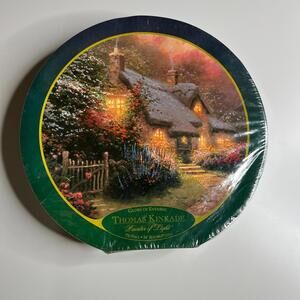 Thomas Kinkade Glory of Evening 750 Piece 24” Round Puzzle 1999 Ceaco NEW Sealed